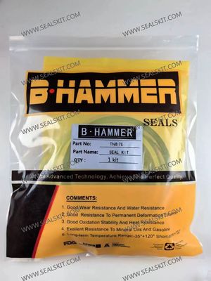 Harga bagus TOKU TNB 7E Kit Segel Hammer Hydraulic Breaker Kit Alat Perbaikan Hidraulik Diameter 115MM on line