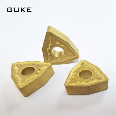 Harga bagus WNMG080412-QM Inserts yang dapat diindeks untuk mengubah Trigon Type Negative Inserts on line