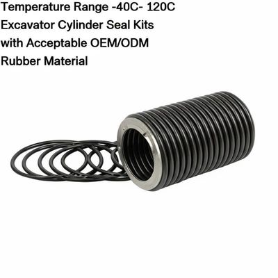 Harga bagus Temperature Range -40C- 120C Excavator Cylinder Seal Kits with Acceptable OEM/ODM and Rubber Material on line